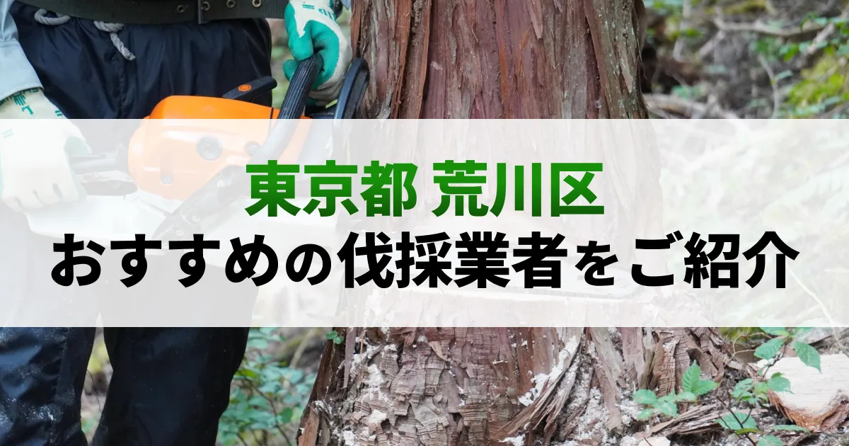 サムネイル（東京都荒川区でおすすめの伐採業者をご紹介）